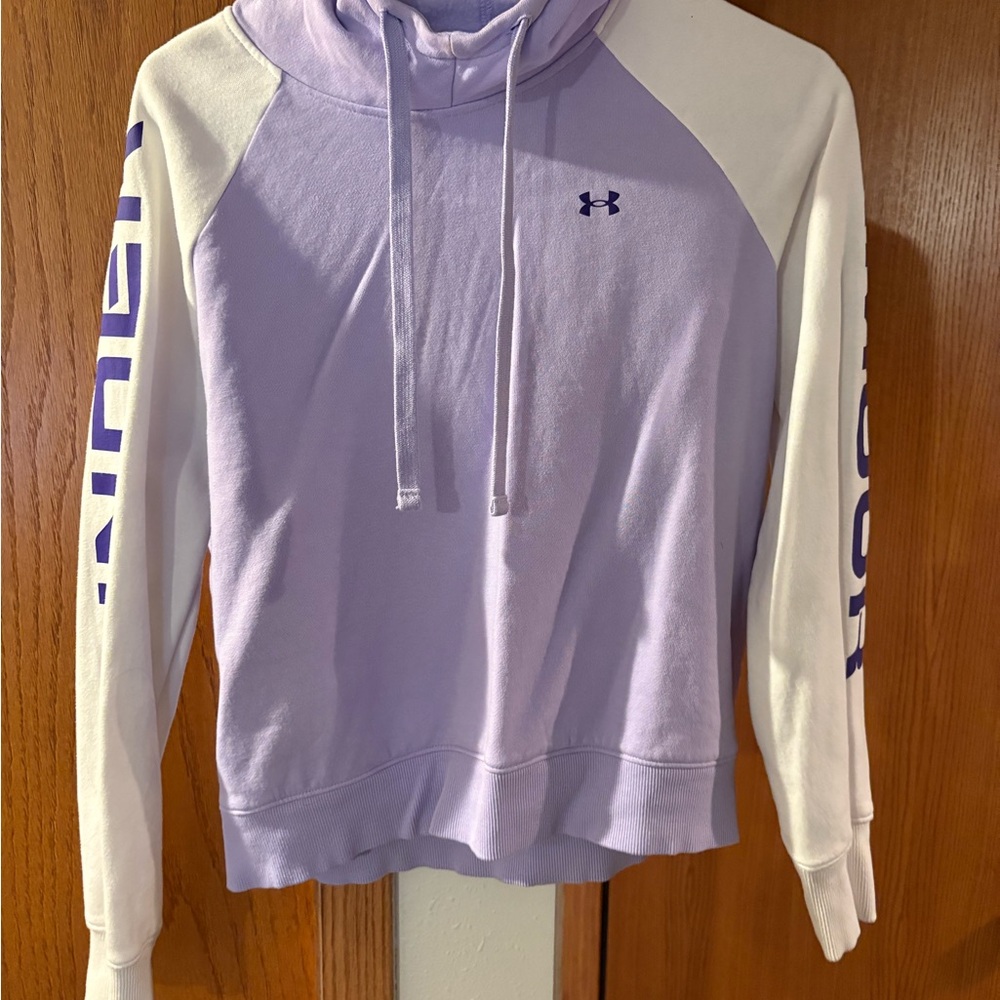 Under Armour Purple and White Hoodie